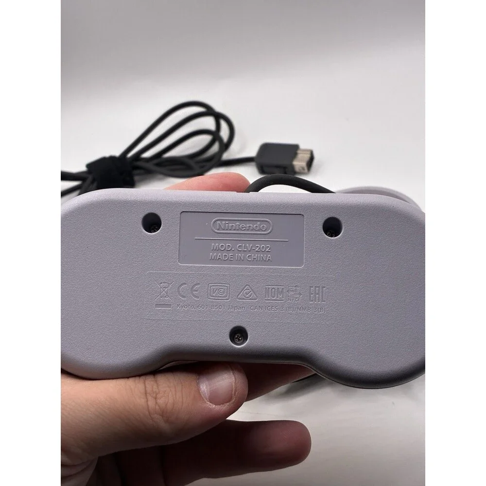 Lot of 2 Super Nintendo SNES Classic Mini Controller OEM Authentic - Tested!